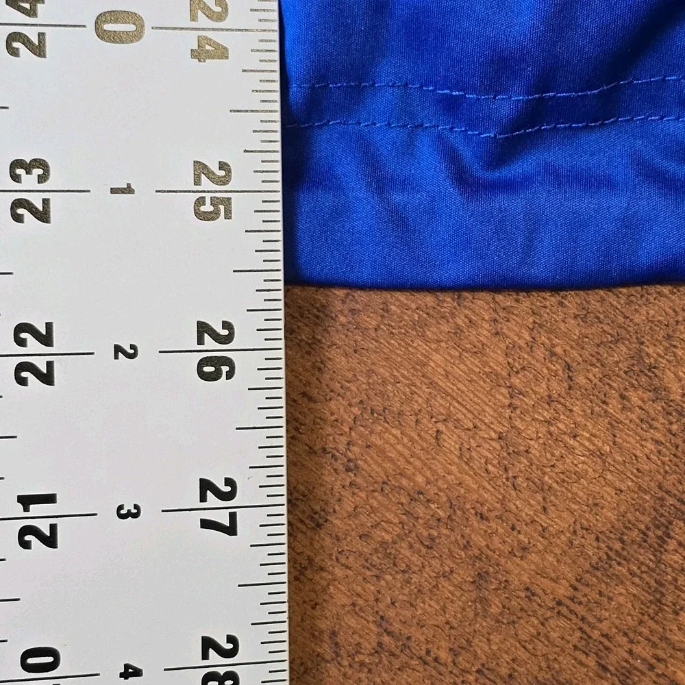 Zero‎ Restriction Blue Full Zip Jacket Men's M 100% Polyester Reflective Trim